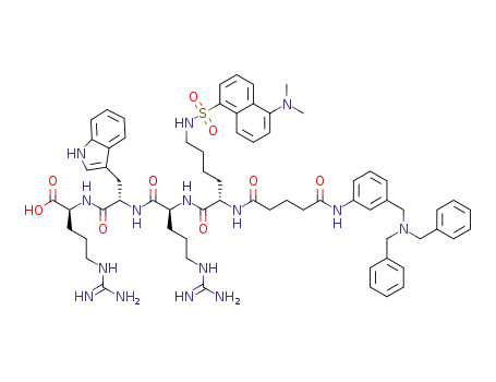 Molecular Structure of 1435485-71-4 (C<sub>67</sub>H<sub>85</sub>N<sub>15</sub>O<sub>9</sub>S)