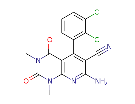 C<sub>16</sub>H<sub>11</sub>Cl<sub>2</sub>N<sub>5</sub>O<sub>2</sub>