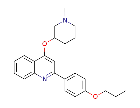 4-[(1-methylpiperidin-3-yl)oxy]-2-(4-propoxyphenyl)quinoline