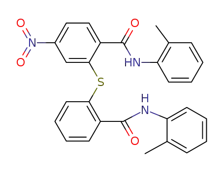N,N'-bis(2-methylphenyl)-4-nitro-2,2'-thiodibenzamide