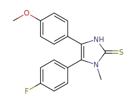 5-(4-fluorophenyl)-4-(4-methoxyphenyl)-1-methyl-1H-imidazole-2(3H)-thione