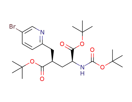 di-tert-butyl (4R)-4-[(5-bromopyridin-2-yl)methyl]-N-(tert-butoxycarbonyl)-L-glutamate