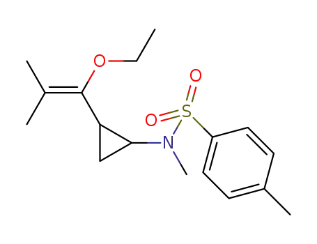 N-(2-(1-ethoxy-2-methylprop-1-en-1-yl)cyclopropyl)-N,4-dimethylbenzenesulfonamide