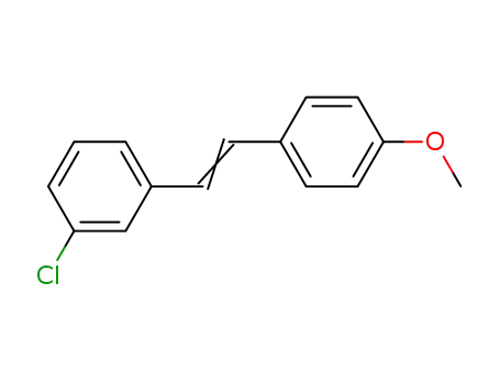 Molecular Structure of 5415-08-7 (1-chloro-3-[2-(4-methoxyphenyl)ethenyl]benzene)