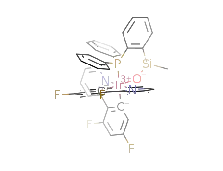 [(4,6-difluorophenylpyridine)2Ir((2-diphenylphosphinophenyl)dimethylsilane)]