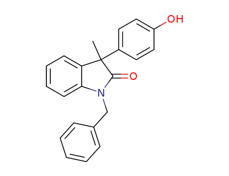 1-benzyl-3-(4-hydroxyphenyl)-3-methylindolin-2-one
