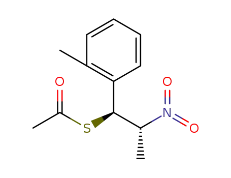 (1S,2R)-1-(2-methylphenyl)-2-nitropropyl ethanethioate