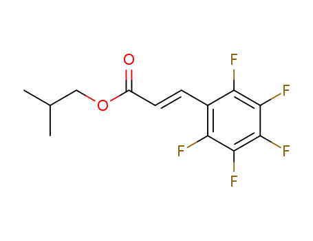 2-Propenoic acid, 3-(pentafluorophenyl)-, 2-methylpropyl ester, (E)-