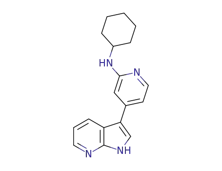 N-cyclohexyl-4-(1H-pyrrolo[2,3-b]pyridin-3-yl)pyridin-2-amine