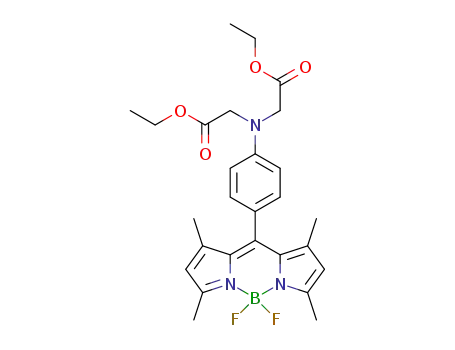 C<sub>27</sub>H<sub>32</sub>BF<sub>2</sub>N<sub>3</sub>O<sub>4</sub>