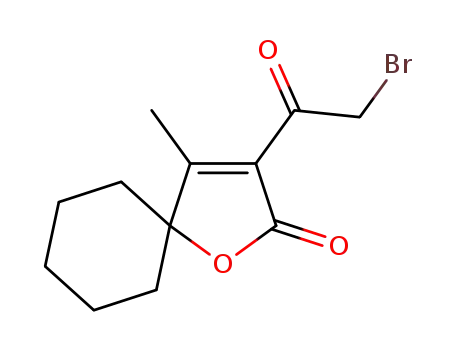 3-(2-bromoacetyl)-4-methyl-5,5-pentamethy-lenefuran-2(5H)-one