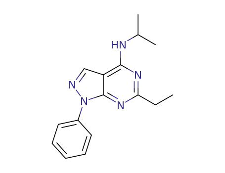 N-isopropyl-6-ethyl-1-phenyl-1H-pyrazolo[3,4-d]pyrimidin-4-amine