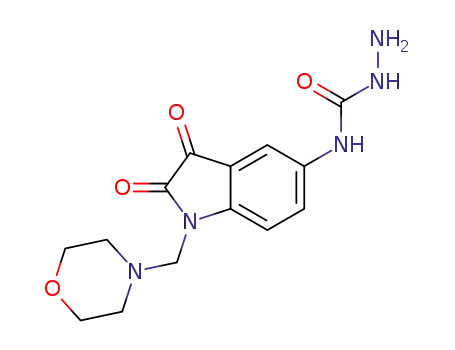4-(1-(morpholinomethyl)-2,3-dioxoindolin-5-yl)semicarbazide