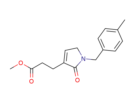 3-[1-(4-methyl-benzyl)-2-oxo-2,5-dihydro-1H-pyrrol-3-yl]-propionic acid methyl ester