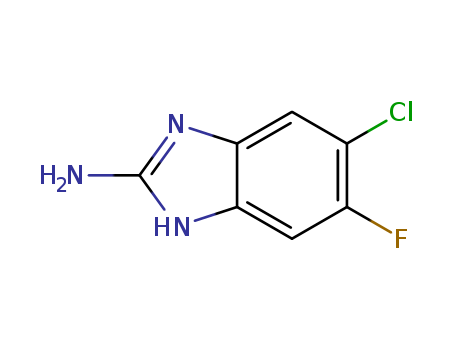 1H-Benzimidazol-2-amine,5-chloro-6-fluoro-(9CI)