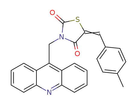 3-acridin-9-ylmethyl-5-(4-methyl-benzylidene)-thiazolidine-2,4-dione