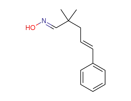 (1E, 4E)-2,2-dimethyl-5-phenylpent-4-enal oxime