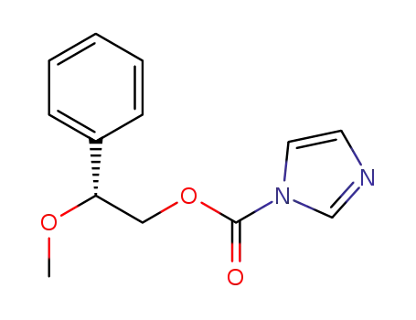 (R)-2-methoxy-2-phenylethyl-1 H-imidazole-1-carboxylate