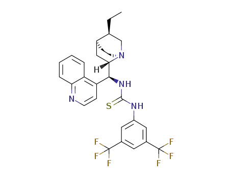 1-(3,5-bis(trifluoromethyl)phenyl)-3-((S)-((1S,2S,4S,5R)-5-ethylquinuclidin-2-yl)(quinolin-4-yl)methyl)thiourea