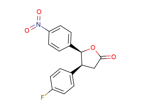 (4S,5S)-4-(4-fluorophenyl)-5-(4-nitrophenyl)dihydrofuran-2(3H)-one