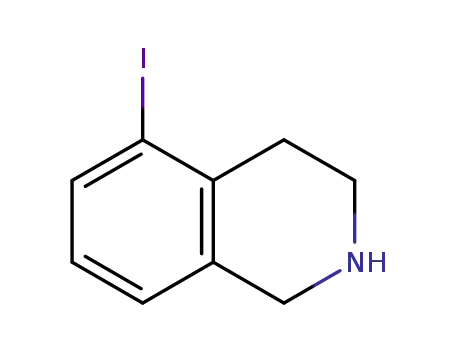 Molecular Structure of 939758-80-2 (1,2,3,4-Tetrahydro-5-iodo-isoquinoline)