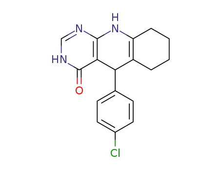 5-(4-chlorophenyl)-6,7,8,9-tetrahydropyrimido[4,5-b]quinolin-4(3H, 5H, 10H)-one