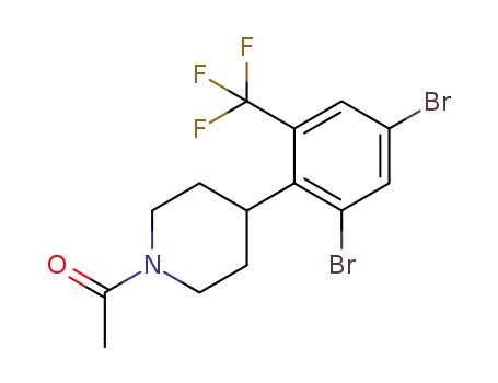 C<sub>14</sub>H<sub>14</sub>Br<sub>2</sub>F<sub>3</sub>NO