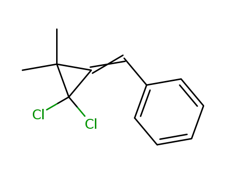 3,3-dichloro-2,2-dimethyl-1-benzylidenecyclopropane