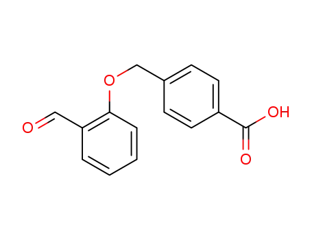 Molecular Structure of 338994-68-6 (4-((2-formylphenoxy)methyl)benzoic acid)