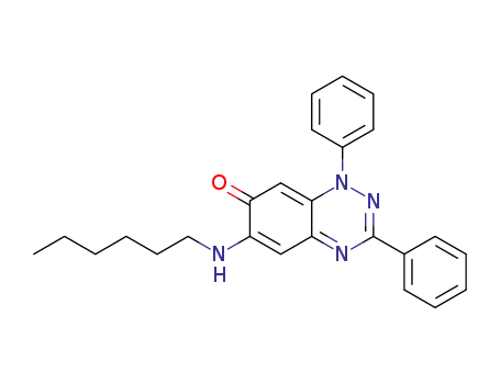6-(n-hexylamino)-1,3-diphenylbenzo[e][1,2,4]triazin-7(1H)-one