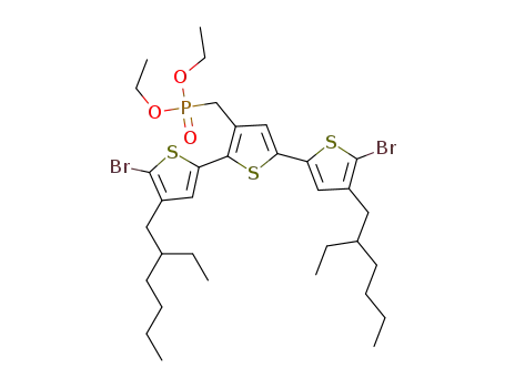 C<sub>33</sub>H<sub>49</sub>Br<sub>2</sub>O<sub>3</sub>PS<sub>3</sub>