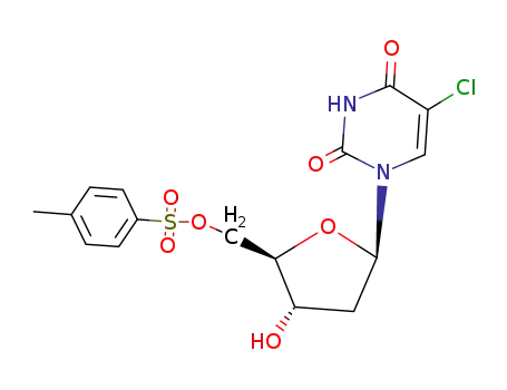 5-Chloro-5'-O-p-tolylsulphonyl-2'-deoxyuridine