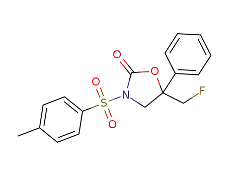 5-fluoromethyl-5-phenyl-3-tosyloxazolidin-2-one