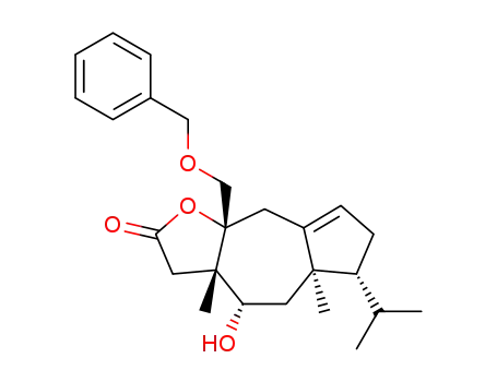(3aS,4S,5aR,6R,9aR)-9a-(benzyloxymethyl)-4-hydroxy-6-isopropyl-3a,5a-dimethyl-3a,4,5,5a,6,7,9,9a-octahydroazuleno-[5,6-b]furan-2(3H)-one