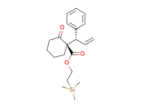 (R)-2-(trimethylsilyl)ethyl 2-oxo-1-((S)-1-phenylallyl)cyclohexanecarboxylate