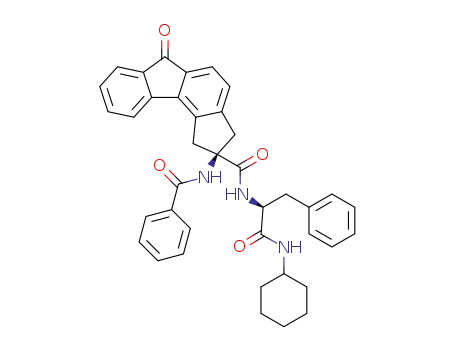 (2R)-2-(benzoylamino)-N-(N-cyclohexylphenylalanyl)-1,2,3,6-tetrahydro-6-oxocyclopenta[c]fluorene-2-carboxamide