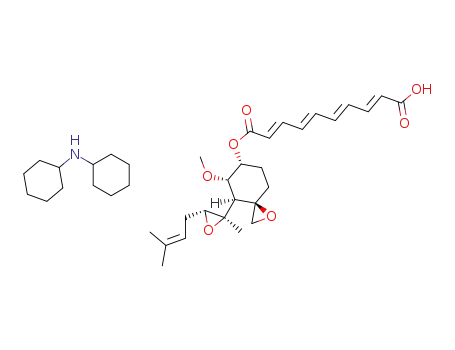 Molecular Structure of 41567-78-6 (Fumagillinbicyclohexylammonium)