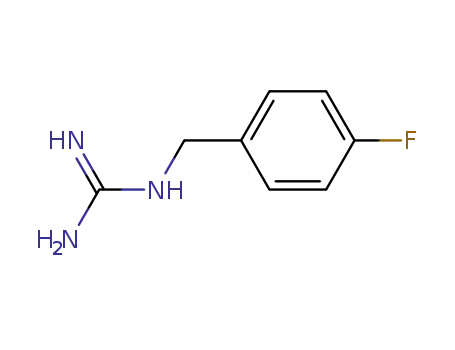 Molecular Structure of 459-33-6 (N-(4-FLUORO-BENZYL)-GUANIDINE)
