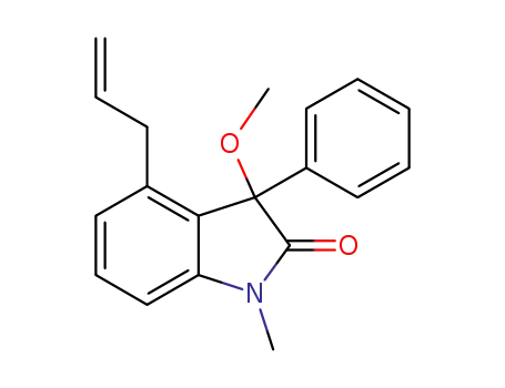 4-allyl-3-methoxy-1-methyl-3-phenylindolin-2-one