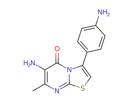 6-amino-3-(4-aminophenyl)-7-methyl-5H-[1,3]-thiazolo[3,2-a]pyrimidin-5-one