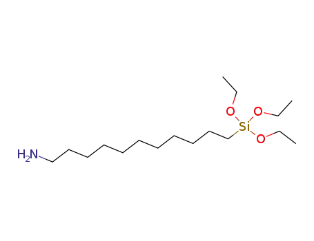 Molecular Structure of 116821-45-5 (11-AMINOUNDECYLTRIETHOXYSILANE)