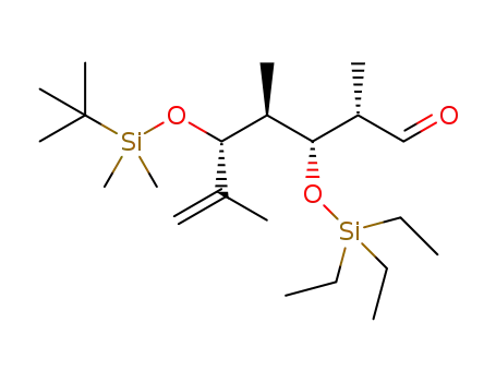 (2R,3S,4S,5R)-5-(tert-butyldimethylsilyloxy)-3-triethylsilyloxy-2,4,6-trimethylhept-6-enal