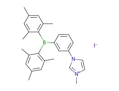N-(3-dimesitylborylphenyl)-N’-methylimidazolium iodide