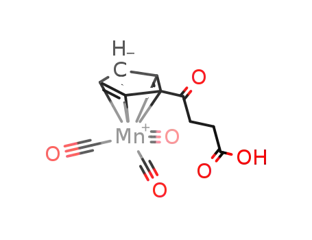 Molecular Structure of 33056-60-9 (β-cymantrenoyl-propionic acid)