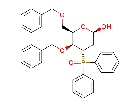 4,6-di-O-benzyl-2,3-dideoxy-3-diphenylphosphoryl-D-xylo-hexopyranose