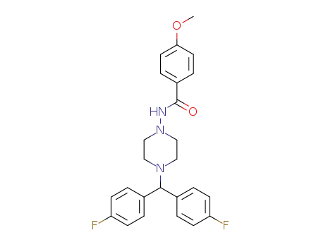1-N-[(4''-methoxybenzoyl)amino]-4-[(4',4''-difluorodiphenyl)methyl]piperazine