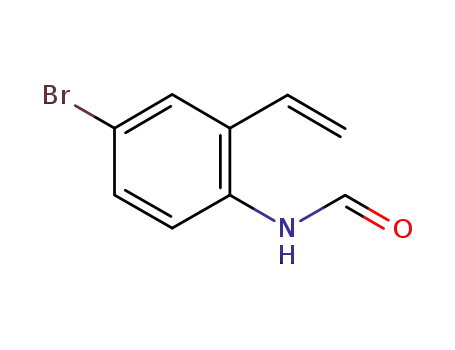 Molecular Structure of 1536478-47-3 (N-(4-bromo-2-vinylphenyl)formamide)