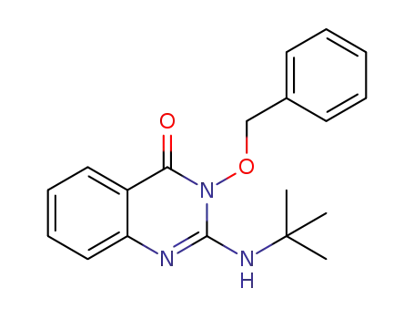 3-(benzyloxy)-2-(tert-butylamino)quinazolin-4(3H)-one
