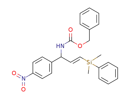 benzyl (E)-3-(dimethyl(phenyl)silyl)-1-(4-nitrophenyl)allylcarbamate