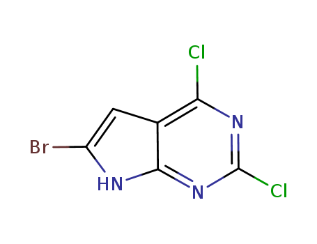 6-Bromo-2,4-dichloro-3H-pyrrolo[2,3-d]pyrimidine